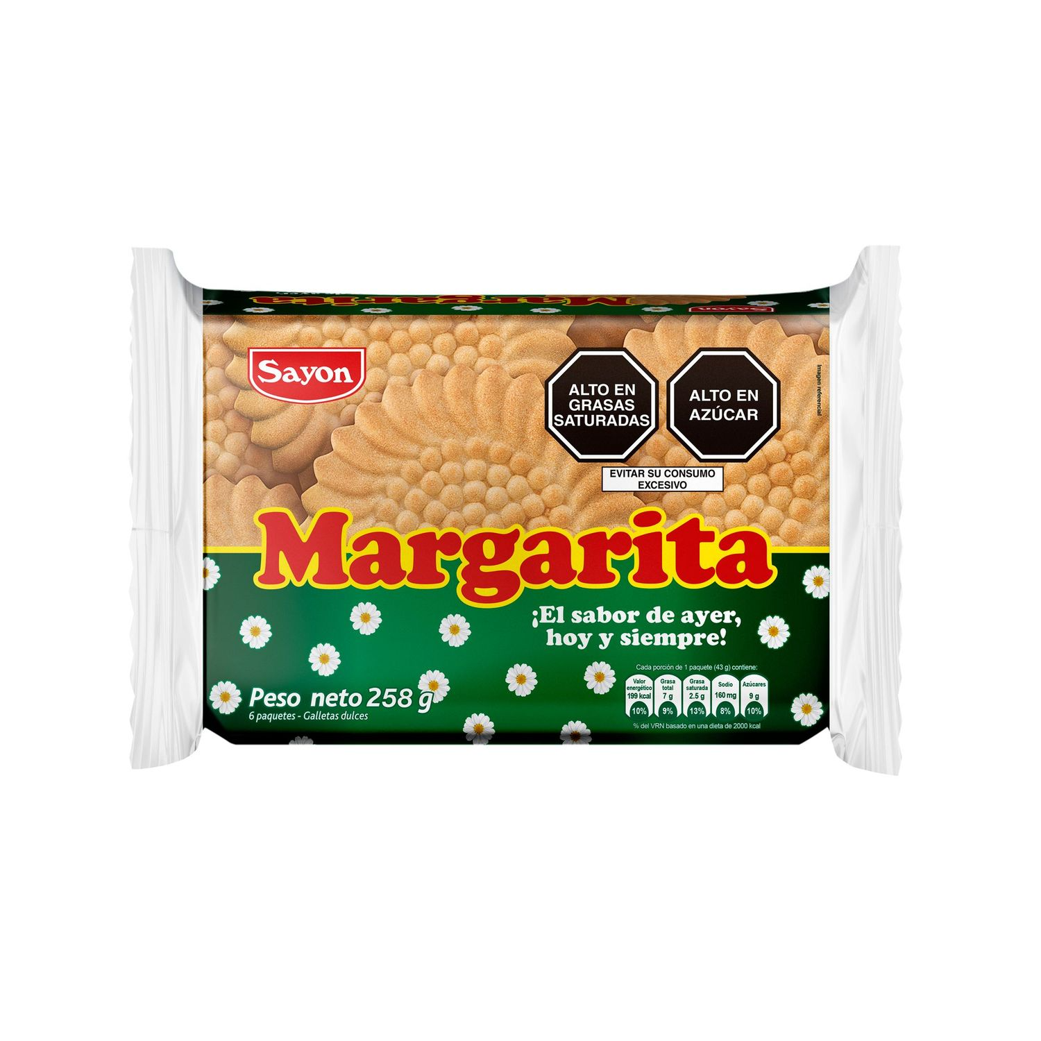 Galleta Margarita Sixpack 258 g